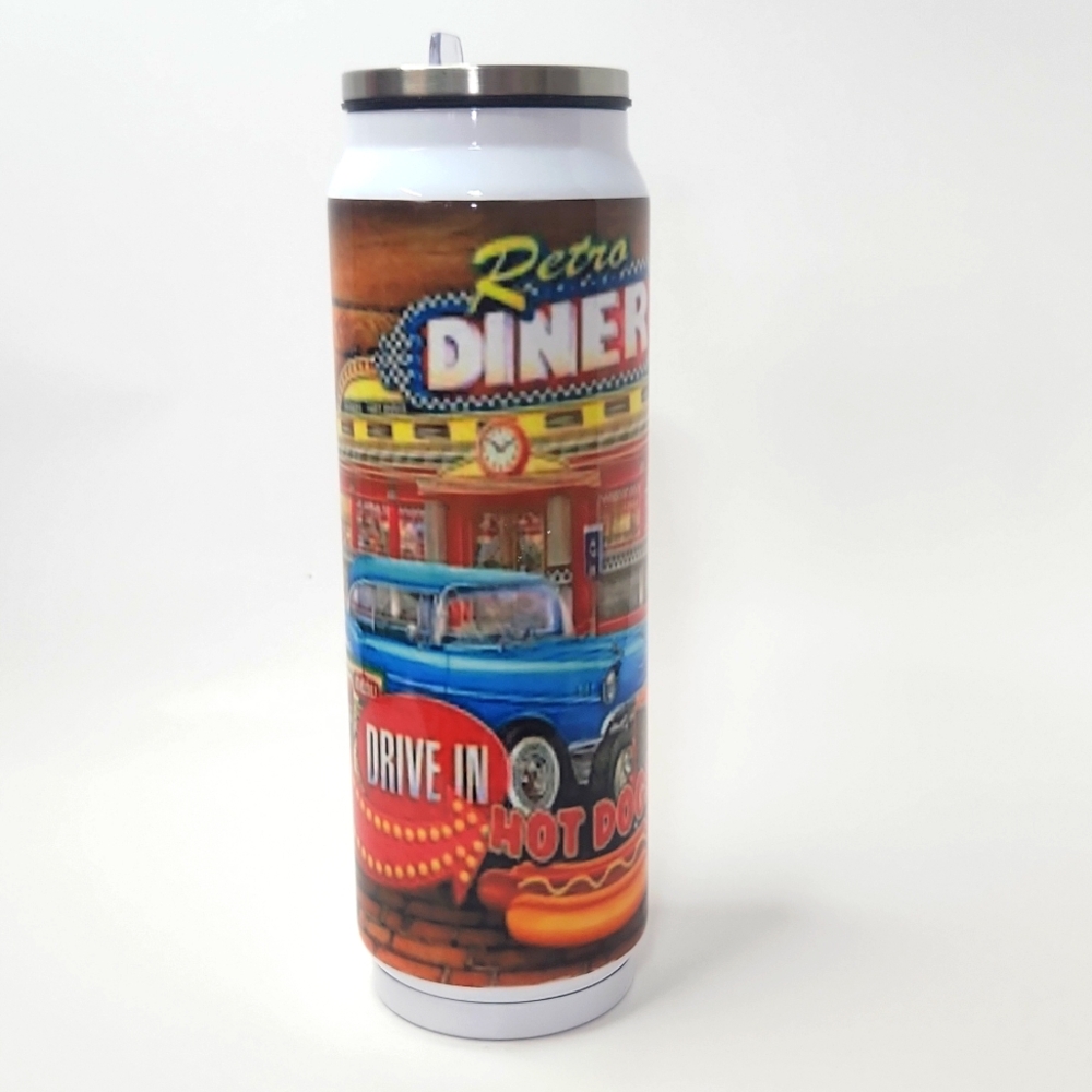 Retro flip top tumbler